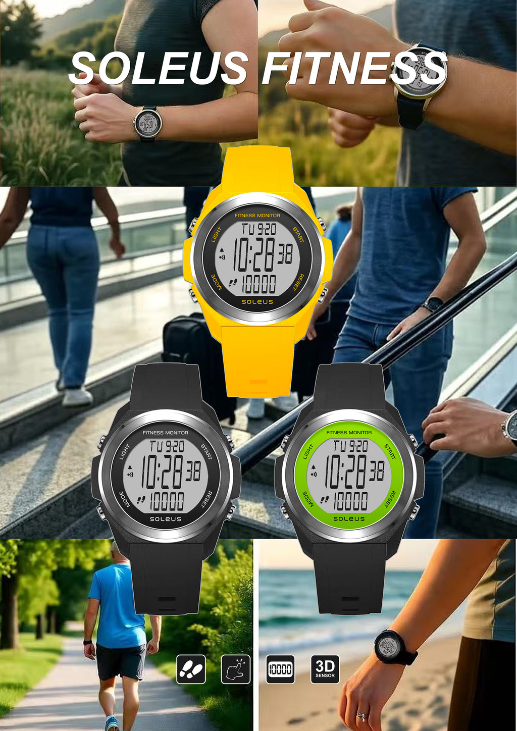 Soleus Ultra Sole (Yellow/Black) SC010-020